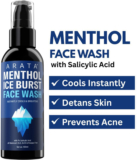 ARATA Menthol Ice Burst with 1% Salicylic Acid | Treats Acne & Pimples | All Skin Types Face wash Face Wash(100 ml)