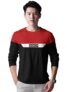 Eyebogler Men’S Trendy Round Neck Full Sleeves Colourblocked T-Shirt