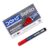 Doms Refilo Non-Toxic Hi-Tech Refillable Permanent Ink Pens(Red x 20 Set)