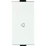 Anchor By Panasonic Roma Plus Modular Polycarbonate 1M 10A/16A Bell Push Switch (White, Pack Of 20)