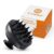 E-COSMOS® Hair Scalp Massager Shampoo Brush with Soft Silicone Bristles Kitchen for Anti Dandruff Removal Head Massager Prevents Hair loss for Men, Women (BLACK)