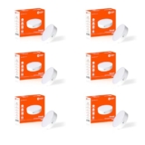 Orient Electric 12W Rimless LED Surface Panel Light | 990 Lumens | Wide Voltage Operation | Up to 4.0 kV Surge Protection| 6500K, Cool White Light| BIS Certified | Made in India| Pack of 10