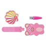 Amazon Brand – Solimo Manicure And Pedicure Kit With Three Nail Files And Nail Clipper, Pink, Pack Of 4