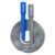 DE JURE FITNESS Adjustable Skipping Rope � Slim Handle, 275cm, Multiple Colors (Grey-Blue)