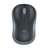 Logitech M186 Wireless Mouse, 2.4GHz with USB Mini Receiver, 3 Years Battery Life, 1000 DPI Optical Tracking, Ambidextrous, Compatible with PC, Mac, Laptop