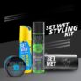 Set Wet Men’S Styling Kit-Deodorant(150Ml),Pomade(60G),Hair Spray For Men(200Ml) & Pouch Hair Wax(4)