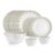 Cello Dazzle Series Victor Opalware Dinner Set | 20Pcs | White | Service for 6 | Microwave & Dishwasher Safe | Light-Weight & Durable | Chip & Scratch Resistant | Best for Special Occasion & Gifting