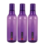 CELLO Aqua Sparkle Bottle Set of 3, 1000ml, Purple | 100% food grade | Leak proof and Break proof | Perfect for staying hydrated at the school, college, work and outdoor adventures Water Bottle