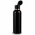 Halin Black Plastic Bottle with Flip Top Cap and Gold Ring 120 ml