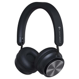 Zebronics Zeb-Bang Pro Bluetooth Wireless On Ear Headphones With Mic V5.0, 30H Backup, Foldable, Call Function, Voice Assistant, Built-In Rechargeable Battery, Type C, 40Mm Driver And Aux (Black)