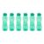PEARLPET Trinity BPA-Free Plastic Water Bottle Set |Lightweight, Leak-Proof & Freezer Safe – Pack of 6 (1000ml Each), Green