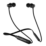 Ptron Tangent Lite Bluetooth 5.0 Wireless In Ear Earphones With Mic, Hi-Fi Stereo Sound, 8Hrs Playtime, Lightweight Snug-Fit, Ipx4 Water Resistant, Fast Charge, Voice Assistant (Black)