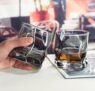 RAMA Tumber Glasses Premium Stylish Old Fashion Rocks Tumblers Lead-Free Whiskey Glasses for Scotch Bourbon Cognac Brandy Cocktail Whiskey | Set of 6
