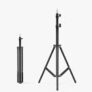 Youyeetoo Sanitizer Dispenser Stand, Three Section Tripod,78”(92-200Cm) Adjustable Sturdy Standard 1/4 Screw Interface Alloy Materials, Metal Photo Studio Light Stand,Video Camera Accessories