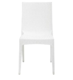 Cello Kraft Kraft_withouthandle_Set of 6_White Garden Chair (White) | Strong and Durable | Easy to Clean | Chair for Living Room, Bed Room, Kitchen, Office Room, Outdoor | 3 Years Warranty