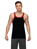 Xyxx Men’S Super Combed Cotton Square Neck Knitted Vest – High Moisture Absorbing Innerwear For Men With Anti-Bacterial Silver Finish