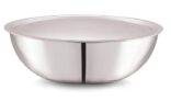 Cello Tri-Ply 28 cm Stainless Steel Cookware Tasla with Lid 4.8 LTR | Tri-Ply Bottom Tasla with SS Lid | Induction and Gas Stove Friendly | Dishwasher Safe | Silver