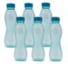Milton Oscar 1000 Pet Water Bottle, Set Of 6, 1 Litre, Blue