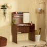 Green Soul Dora Study Table with Writing Board & Bookshelf | IS-3087 Engineered Wood| Computer/Writing Desk for Home, Adults & Students, Brown, 3 Year Warranty