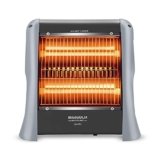 Maharaja Whiteline Quato Neo 800 Watts Quartz Heater | 2 Heat Setting | Easy to Carry | Shock Proof Body (Grey)