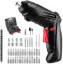 OPTIFINE 47 in 1 Cordless Electric Screwdriver Drill with Built-in LED Rechargeable Wireless Drill Machine Kit Power Drill Screw Gun Tool, Accessories for House,Office (47 IN 1 ELECTRIC)