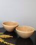 VOLA Organic Big Bowl Set of 2 Aesthetic Design Made with Ceramic (Porcelain) Premium Material Home & Office Use Kitchen & Dining Luxury Tableware Ideal for Gifting Sepia Brown