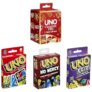 ​Mattel Games UNO Greatest Hits Gift Pack with 3 Card Games, UNO, UNO Flip & UNO Show ‘em No Mercy for Kids, Teens, Grown-Ups & Family Nights & Parties
