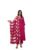 Jainica Solid A-line kurta set with printed dupatta