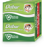 Dabur Sanitize Antiseptic & Bathing Soap With Germ Protection | For All Skin Types(6 x 125 g)