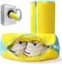 Shoe Washing Machine Bag ‎IXORACART Laundry Shoe Bag for Washer & Dryer, Reusable with Durable Zipper for Sneakers & Delicates 360° Deep Cleaning Washable Laundry Organizer Bag (SB-14)