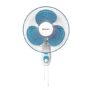 Bajaj Frore Neo 400 MM Wall Mount Fan | Wall Fan For Kitchen & Home | Smooth Oscillation | 100% Copper Motor | High Air Delivery | 3-Speed Control | Rust Free | 2-Yrs Warranty 【Blue】