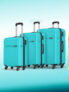 Safari Magnum Fury Set of 3 (Small 55cm | Medium 65cm | Large 75cm) 4W Cabin & Check-in Set 4 Wheels – 30 Inches