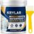 KRYLAR Transparent Waterproof Glue 300GM with Brush Strong Waterproof Sealant Glue for Roof Leakage,Bathroom,Kitchen,Tiles,Wall Cracks, PVC, Metal, Wood & Concrete Clear Coating Adhesive
