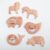 Natural Neem Wood Baby Teether – Handmade Animal Shape Wooden Toy – Non-Toxic, Organic Chew Aid for Teething – Safe for Gums – Biodegradable, Eco-Friendly Gift for Infants & Toddlers (Pack of 6)