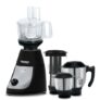Maharaja Whiteline Joy Turbo 800 W Mixer Grinder with Juicer and Food Processor | Stainless Steel Blades | Cooling Operation | 4 Jars, 7 Blades Atta Kneader, Chop, Whisk, Slice & Shred | Black, Grey