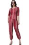 POPWINGS Casual Printed Top and Joggers Set for Women || Stylish Summer Co-Ords Set for Women || Round-Neck Top and Joggers Combo Set for Women
