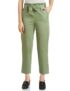 Amazon Brand – Symbol Women’s Tapered Paper Bag Trousers (High Rise Ankle Length | with Self Fabric Belt) (CT-19 Cont_Olive_26)
