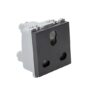 Wipro Northwest Nowa 6/16A 3 Pin – Power Socket, Matt Black (pack of 5)
