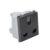Wipro Northwest Nowa 6/16A 3 Pin – Power Socket, Matt Black (pack of 5)