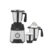 Borosil Silverline Mixer Grinder, for Wet/Dry Mixing & Grinding, 750 Watts, 3 Stainless Steel Jars (400 ml Chutney Jar, 1.5 L Blending Jar, 1.2 L Dry/Wet Grinding Jar), Mixie for Kitchen