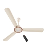 atomberg Erica Artesta 1200mm Designer BLDC Ceiling Fan with Remote | 5-star | Best-in-class Air Delivery | Newly Launched | Low noise | LED Speed Indicator | 2 Years Warranty (Seasand Ivory)