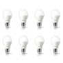 Philips Ace Saver Base E27 7-Watt Led Bulb (Pack Of 8, Cool Day Light)