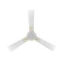 Crompton PREMION AURA2 DESIGNER 3D LOTUS DESIGN ANTIDUST1200 mm (48 inch) Ceiling Fan (Pearl White Gold) Star rated energy efficient fans