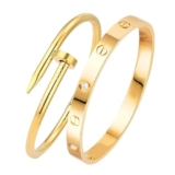 MEENAZ bracelet for Women Evil Eye Bangles for women Anti Tarnish Stylish Adjustable Bracelet for girls Rose gold Kada for Women Accessories Jewellery for Women Girls friendship rakhi gift for sister