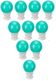 Halonix B22 0.5-Watt Led Night Bulb (Pack of 10, Green, Round)