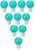 Halonix B22 0.5-Watt Led Night Bulb (Pack of 10, Green, Round)