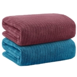 Story@Home Towels for Bath Large Size | Microfiber Towels for Bath | Towel Set of 2 | 400 GSM | 70 x 140 cm | Pink and Blue | Bath Towels for Men, Women & Kids | Gym Towel | Perfect for Everyday Use
