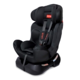 LuvLap Galaxy Convertible Car Seat for Baby & Kids New Born to 7 Years, Forward Facing & Rearward Facing, 3 Adjustable Recline Levels, European Safety Standard Certified, Side Impact Guard, Black