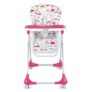 LuvLap Royal High Chair for Baby, EN 71 Certified, 3 Position Recline, Baby Feeding Chair with 7 Level Height Adjustment, Adjustable Footrest, 6 Months+ (Pink)
