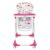 LuvLap Royal High Chair for Baby, EN 71 Certified, 3 Position Recline, Baby Feeding Chair with 7 Level Height Adjustment, Adjustable Footrest, 6 Months+ (Pink)